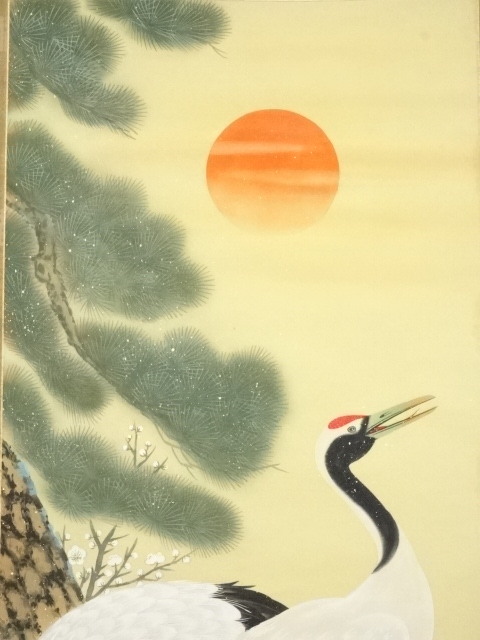 掛け軸 田中松泉作 梅に鶯 掛け軸 田中松泉作 梅に鶯 - メルカリ